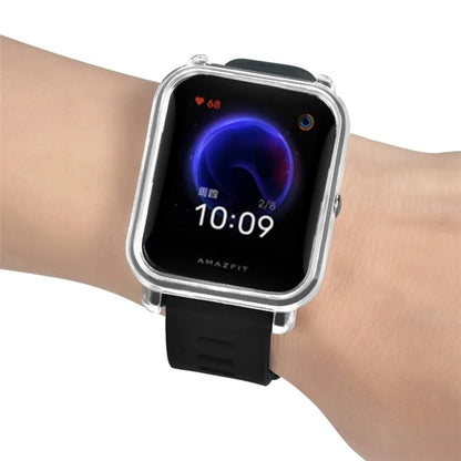 For Huami Amazfit Bip Pop / Bip / Bip U Watch Case Scratch-proof Soft TPU Frame Cover