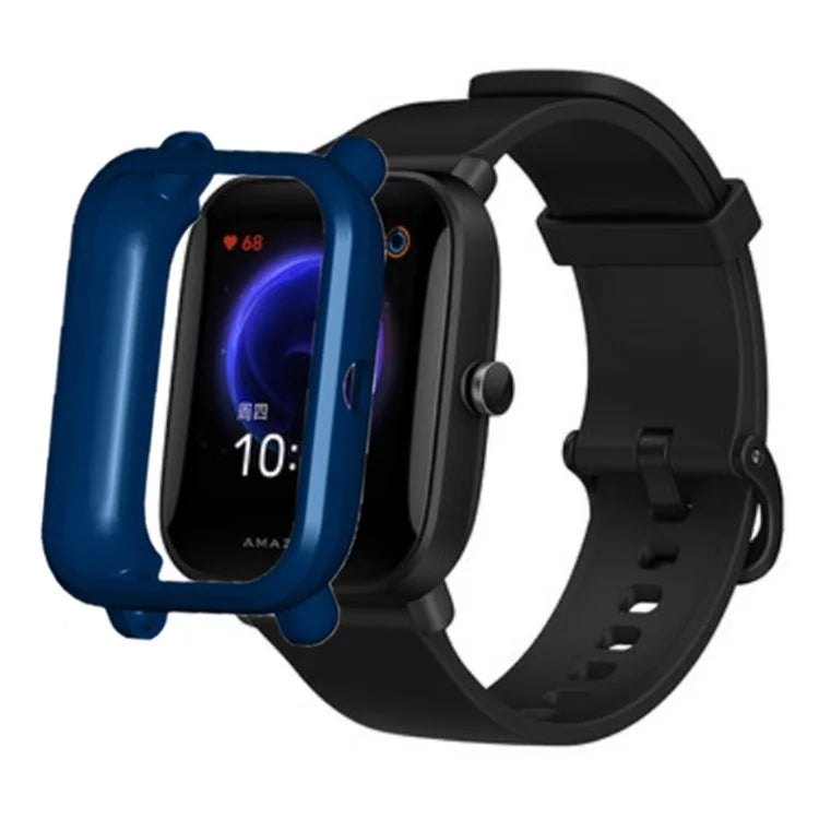 For Huami Amazfit Bip Pop / Bip / Bip U Watch Case Scratch-proof Soft TPU Frame Cover