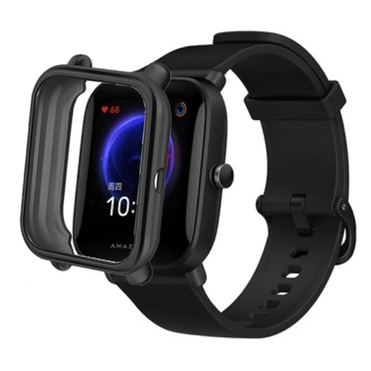 For Huami Amazfit Bip / Amazfit Bip U / Amazfit Bip Pop Case TPU Electroplating Watch Frame Cover