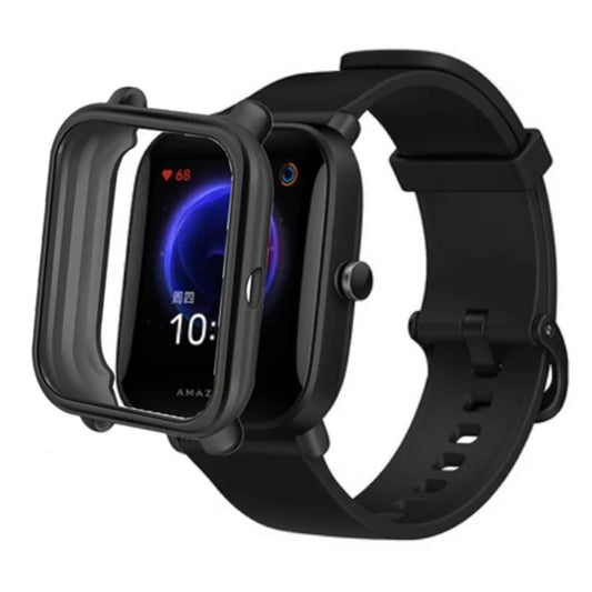 For Huami Amazfit Bip / Amazfit Bip U / Amazfit Bip Pop Case TPU Electroplating Watch Frame Cover