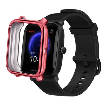 For Huami Amazfit Bip / Amazfit Bip U / Amazfit Bip Pop Case TPU Electroplating Watch Frame Cover