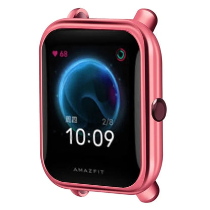 For Huami Amazfit Bip / Amazfit Bip U / Amazfit Bip Pop Case TPU Electroplating Watch Frame Cover