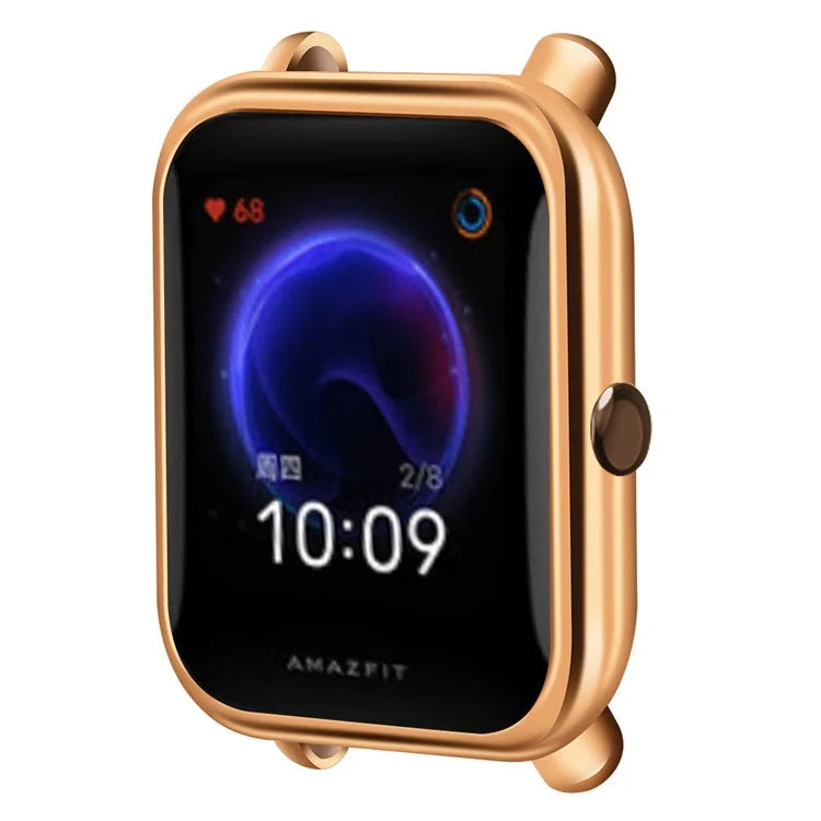 For Huami Amazfit Bip / Amazfit Bip U / Amazfit Bip Pop Case TPU Electroplating Watch Frame Cover