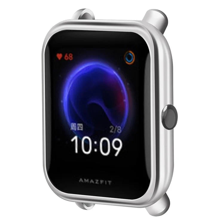 For Huami Amazfit Bip / Amazfit Bip U / Amazfit Bip Pop Case TPU Electroplating Watch Frame Cover