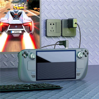 JYS JYS-SD019 10Gbps Type-C Male to Dual Female Power Data Transmission Adapter Splitter Angled Converter