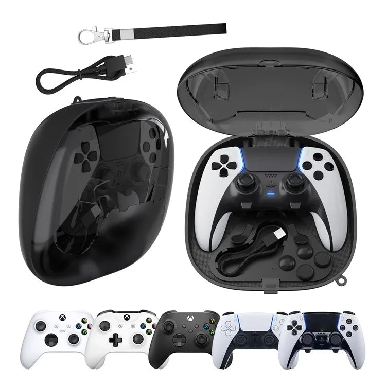 JYS JYS-P5169 For Sony PS5 / DualSense Edge EVA Storage Case Game Controller Convenient Charging Bag