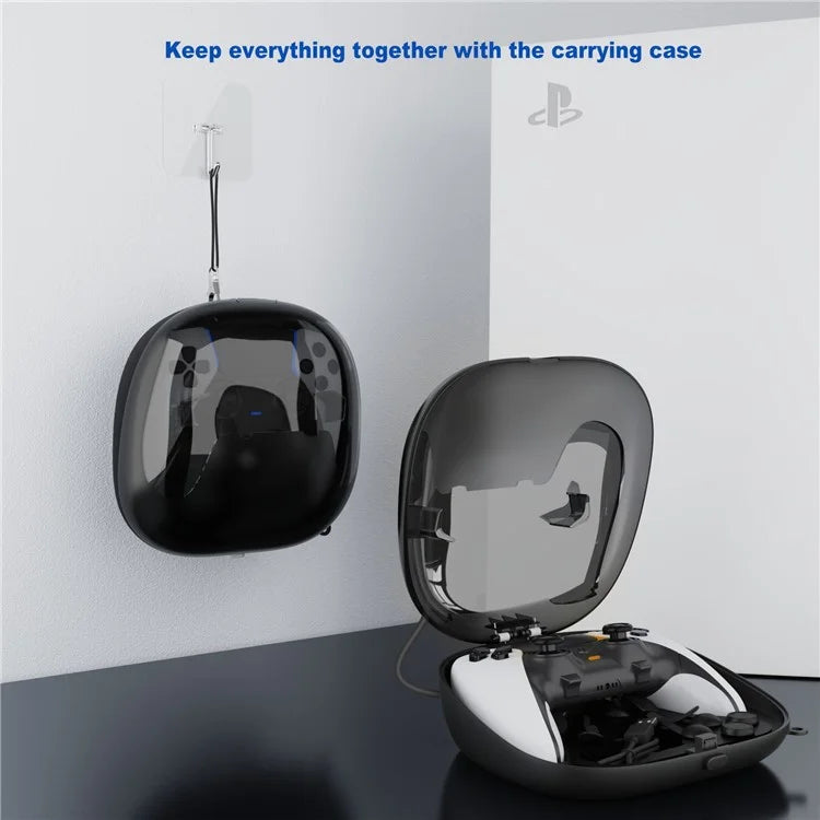 JYS JYS-P5169 For Sony PS5 / DualSense Edge EVA Storage Case Game Controller Convenient Charging Bag