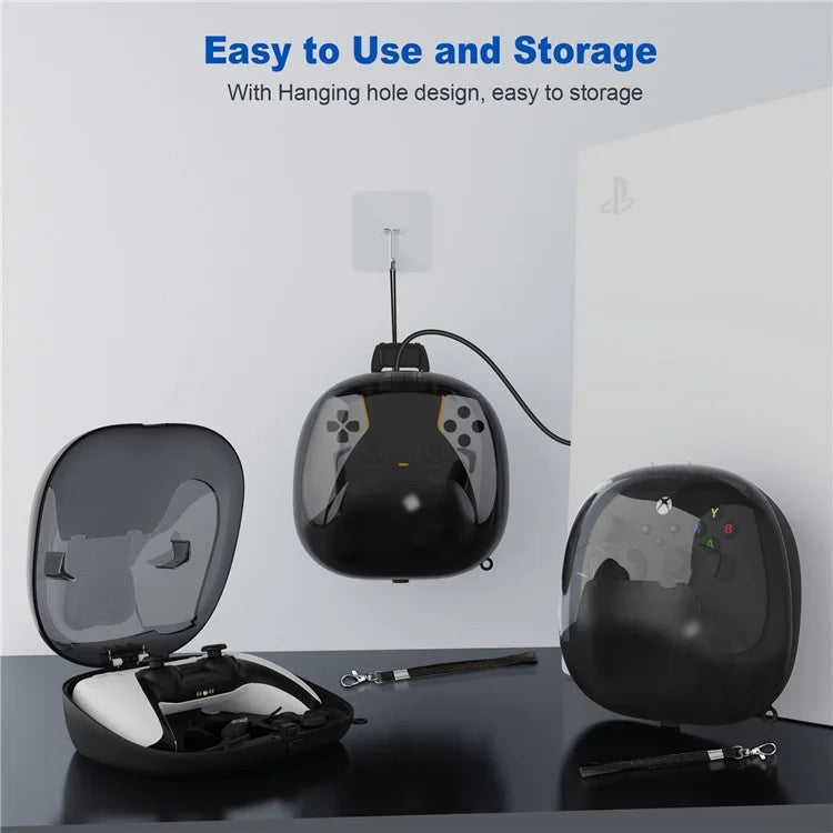 JYS JYS-P5169 For Sony PS5 / DualSense Edge EVA Storage Case Game Controller Convenient Charging Bag
