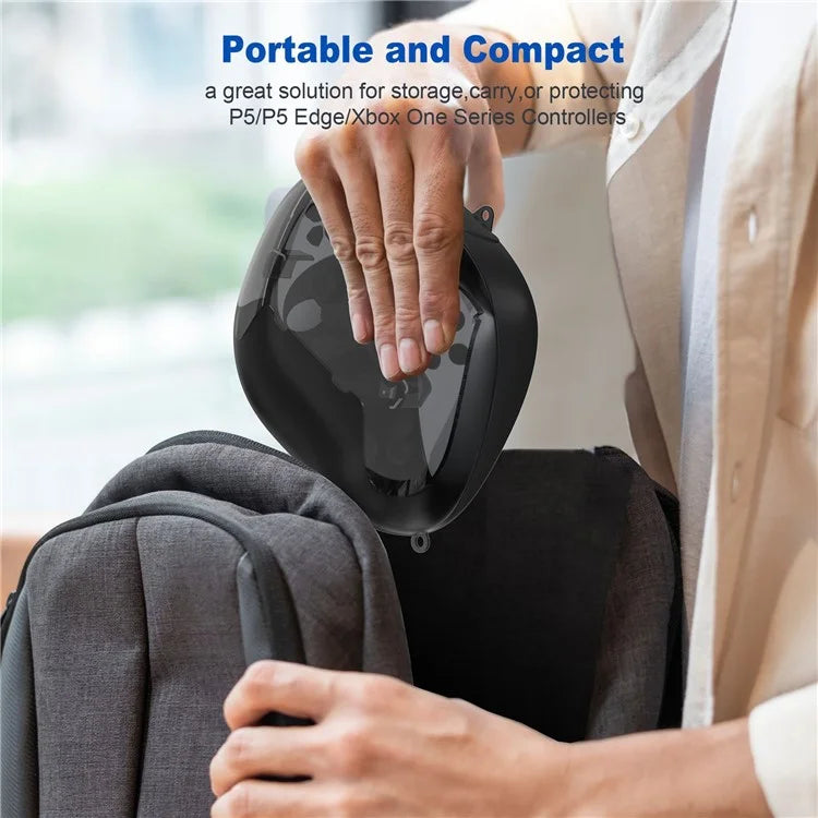 JYS JYS-P5169 For Sony PS5 / DualSense Edge EVA Storage Case Game Controller Convenient Charging Bag