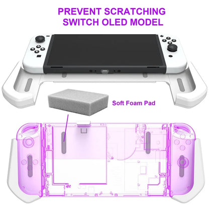 JYS JYS-NS232 For Nintendo Switch OLED Game Console Non-Slip Pluggable Base Grip Case