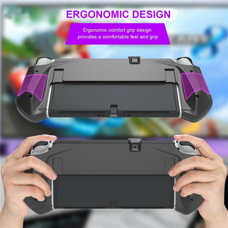 JYS JYS-NS232 For Nintendo Switch OLED Game Console Non-Slip Pluggable Base Grip Case
