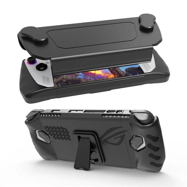 JYS JYS-RA005 For ASUS ROG Ally Game Console Heat Dissipation Protective Shell TPU Case with Kickstand
