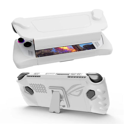 JYS JYS-RA005 For ASUS ROG Ally Game Console Heat Dissipation Protective Shell TPU Case with Kickstand