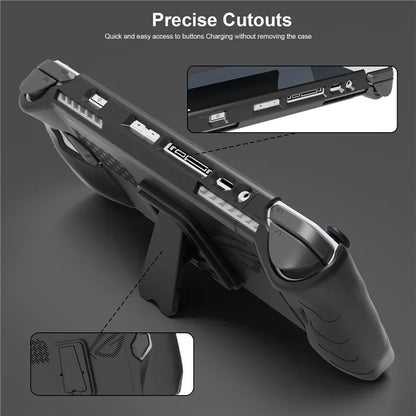 JYS JYS-RA005 For ASUS ROG Ally Game Console Heat Dissipation Protective Shell TPU Case with Kickstand