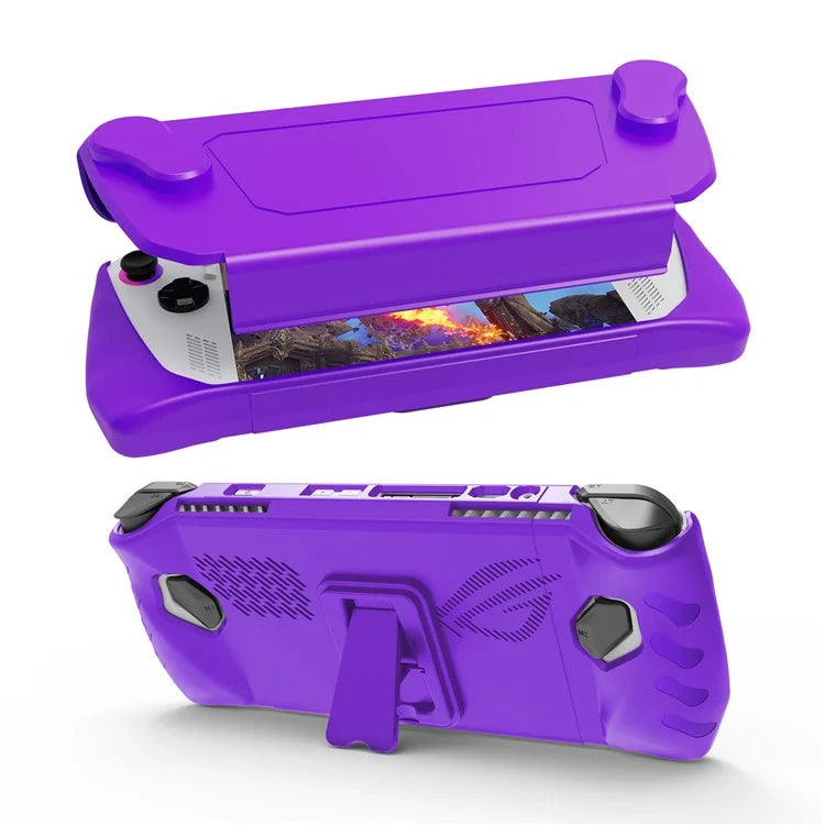JYS JYS-RA005 For ASUS ROG Ally Game Console Heat Dissipation Protective Shell TPU Case with Kickstand
