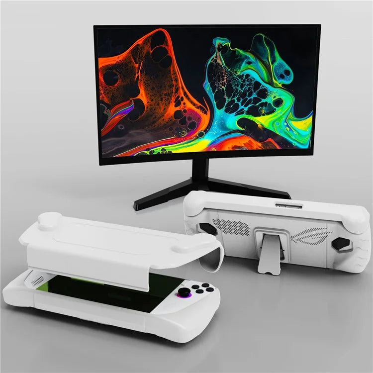 JYS JYS-RA005 For ASUS ROG Ally Game Console Heat Dissipation Protective Shell TPU Case with Kickstand