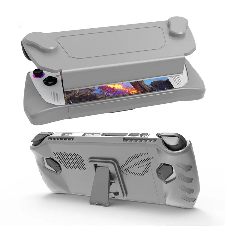JYS JYS-RA005 For ASUS ROG Ally Game Console Heat Dissipation Protective Shell TPU Case with Kickstand