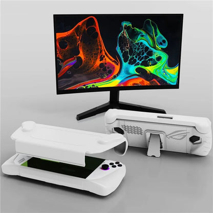 JYS JYS-RA005 For ASUS ROG Ally Game Console Heat Dissipation Protective Shell TPU Case with Kickstand