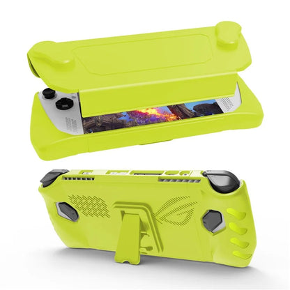 JYS JYS-RA005 For ASUS ROG Ally Game Console Heat Dissipation Protective Shell TPU Case with Kickstand