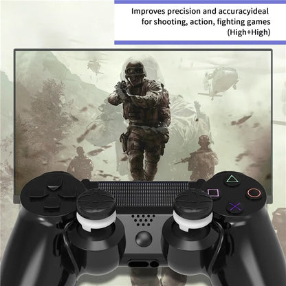 JYS JYS-P5147 8Pcs For PS5 / PS4 / Switch Pro Controller Rocker Button High Low Cap Set Rocker Elevated Cap