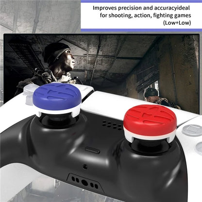 JYS JYS-P5147 8Pcs For PS5 / PS4 / Switch Pro Controller Rocker Button High Low Cap Set Rocker Elevated Cap