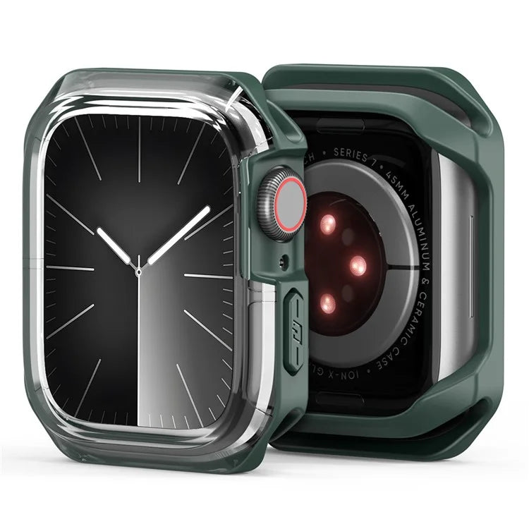 DUX DUCIS Tamo Series for Apple Watch SE (2023)  /  SE (2022)  /  SE  /  6  /  5  /  4 44mm Watch Case PC+Silicone Smart Watch Cover