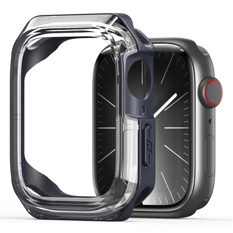 DUX DUCIS Tamo Series for Apple Watch SE (2023)  /  SE (2022)  /  SE  /  6  /  5  /  4 44mm Watch Case PC+Silicone Smart Watch Cover