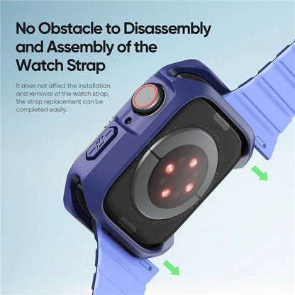 DUX DUCIS Tamo Series for Apple Watch Series 9  /  8  /  7 41mm Watch Case PC+Silicone Shockproof Cover