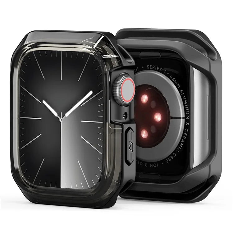 DUX DUCIS Tamo Series for Apple Watch Series 9  /  8  /  7 41mm Watch Case PC+Silicone Shockproof Cover