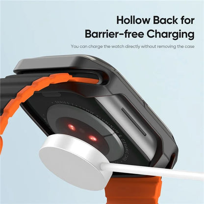 DUX DUCIS Tamo Series for Apple Watch Series 9  /  8  /  7 41mm Watch Case PC+Silicone Shockproof Cover