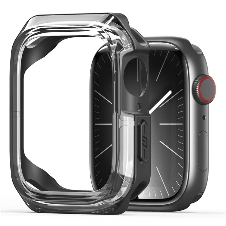 DUX DUCIS Tamo Series for Apple Watch Series 9  /  8  /  7 41mm Watch Case PC+Silicone Shockproof Cover