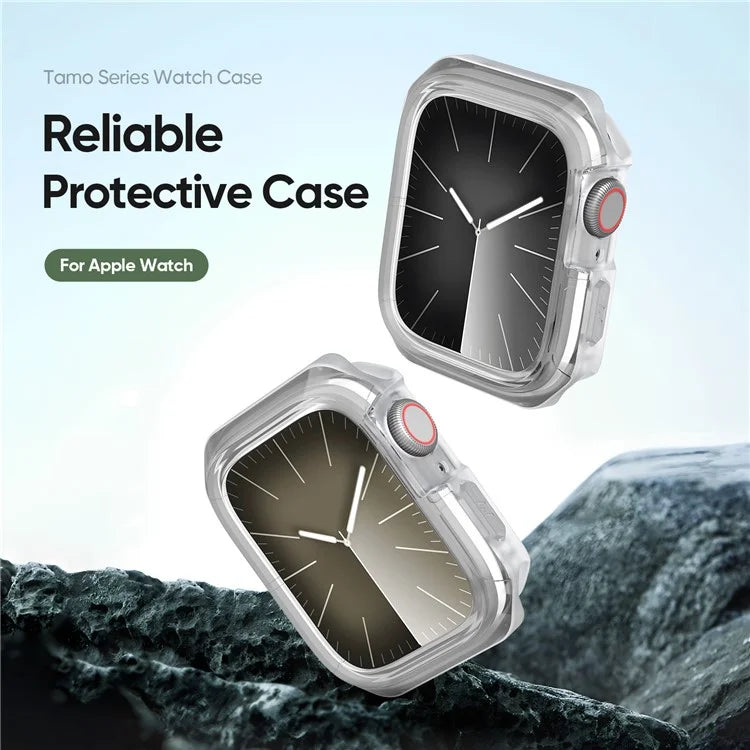 DUX DUCIS Tamo Series for Apple Watch Series 9  /  8  /  7 41mm Watch Case PC+Silicone Shockproof Cover