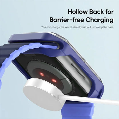 DUX DUCIS Tamo Series for Apple Watch Series 9  /  8  /  7 45mm Watch Case PC+Silicone Watch Frame Protector