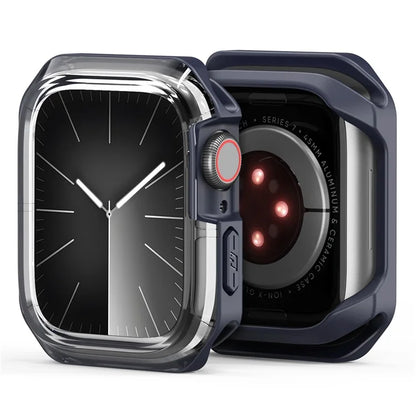 DUX DUCIS Tamo Series for Apple Watch Series 9  /  8  /  7 45mm Watch Case PC+Silicone Watch Frame Protector
