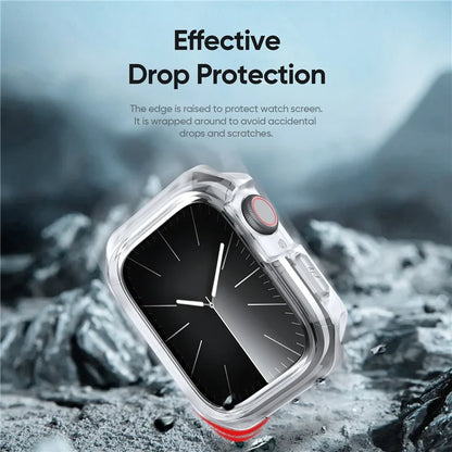 DUX DUCIS Tamo Series for Apple Watch Series 9  /  8  /  7 45mm Watch Case PC+Silicone Watch Frame Protector