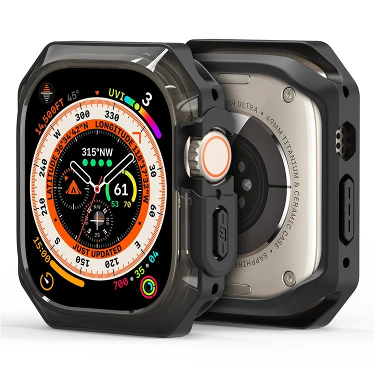 DUX DUCIS Tamo Series for Apple Watch Ultra 2  /  Ultra 49mm Watch Case PC+Silicone Watch Cover Protector