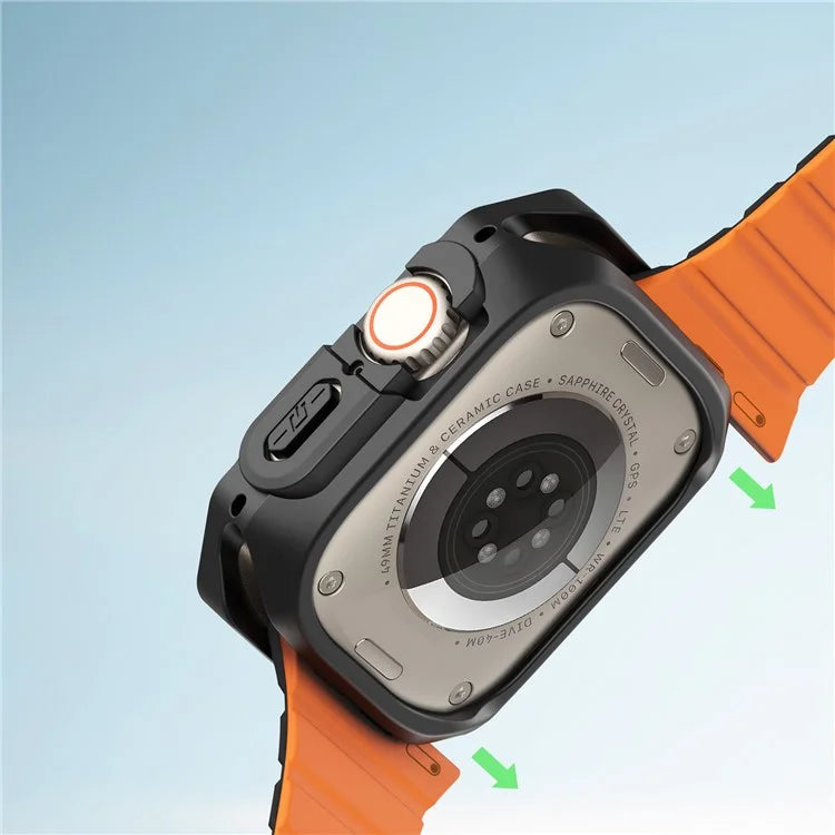 DUX DUCIS Tamo Series for Apple Watch Ultra 2  /  Ultra 49mm Watch Case PC+Silicone Watch Cover Protector