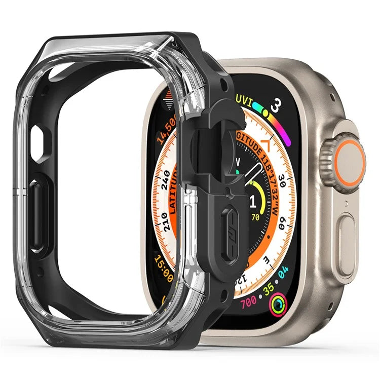DUX DUCIS Tamo Series for Apple Watch Ultra 2  /  Ultra 49mm Watch Case PC+Silicone Watch Cover Protector