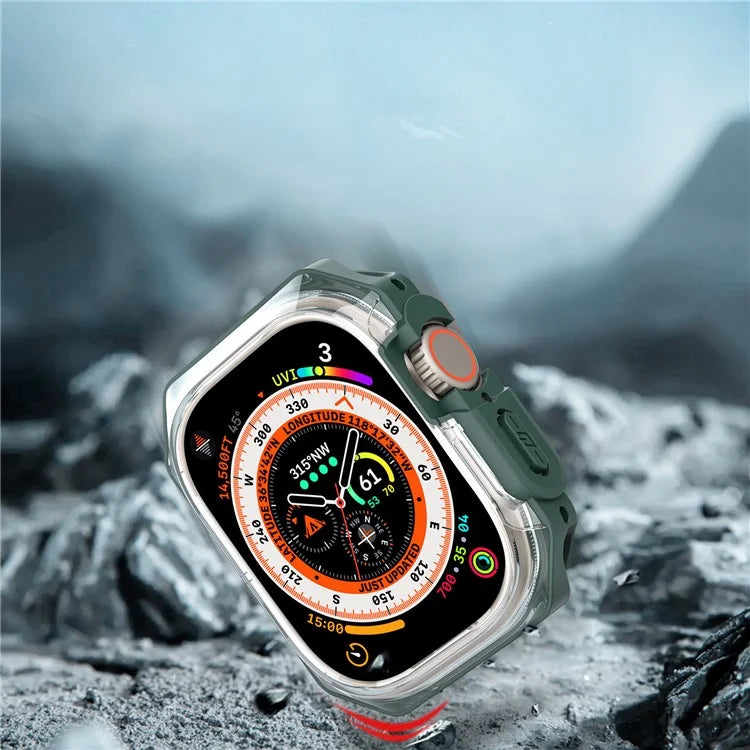 DUX DUCIS Tamo Series for Apple Watch Ultra 2  /  Ultra 49mm Watch Case PC+Silicone Watch Cover Protector