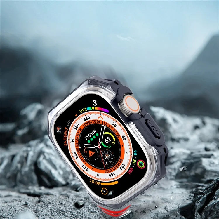 DUX DUCIS Tamo Series for Apple Watch Ultra 2  /  Ultra 49mm Watch Case PC+Silicone Watch Cover Protector