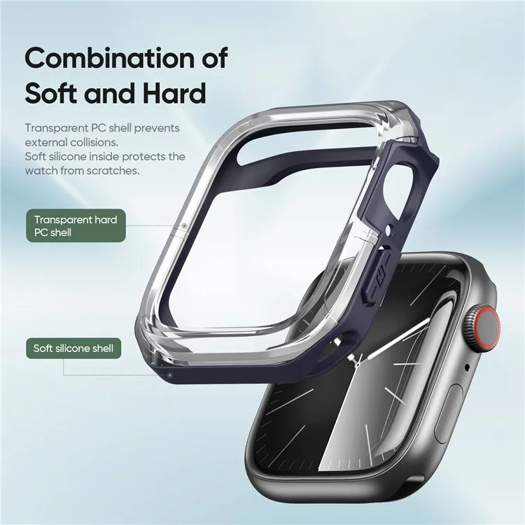 DUX DUCIS Tamo Series for Apple Watch SE (2023)  /  SE (2022)  /  SE  /  6  / 5  / 4 40mm Watch Case Protective Cover