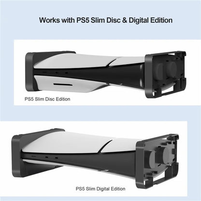 JYS JYS-P5178 Horizontal Stand for Sony PS5 Slim Disc / Digital Game Console Desktop Storage Holder
