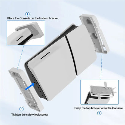 JYS JYS-P5178 Horizontal Stand for Sony PS5 Slim Disc / Digital Game Console Desktop Storage Holder