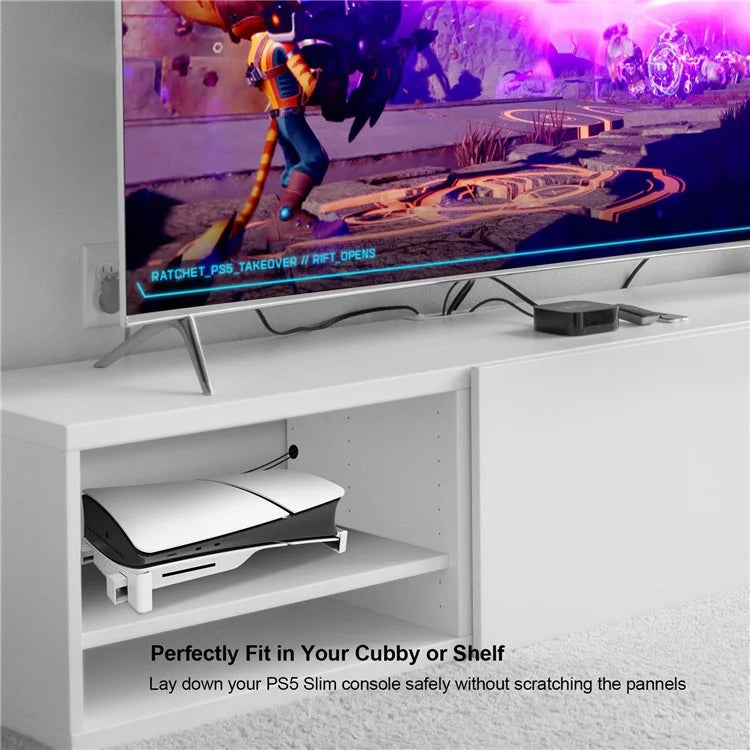 JYS JYS-P5189 Universal Horizontal Bracket for PS5 Slim Console (Digital / Optical Drive Version)