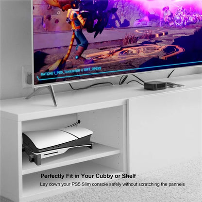 JYS JYS-P5189 Universal Horizontal Bracket for PS5 Slim Console (Digital / Optical Drive Version)