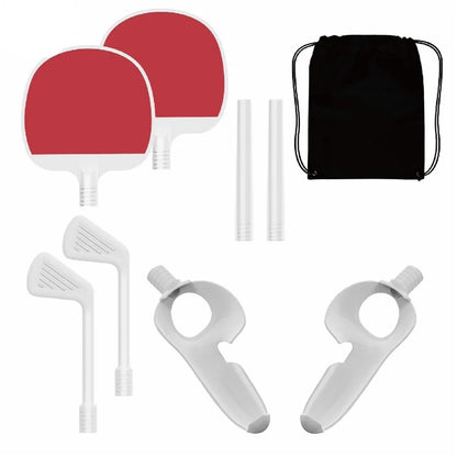 JYS JYS-MQ009 For Meta Quest 3 Table Tennis Racket Golf Club Adapter Controllers Grips Stick Handle Accessories
