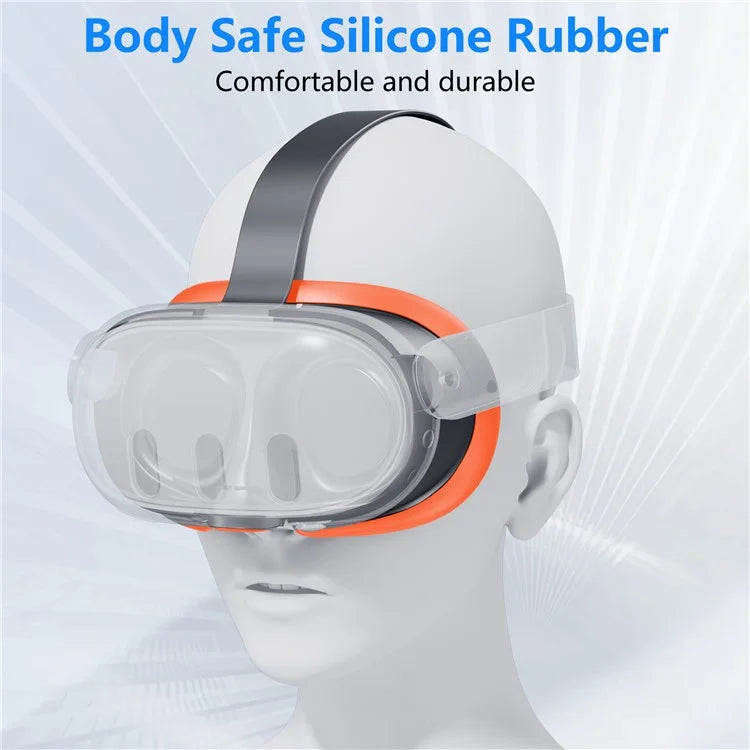JYS JYS-MQ015 For Meta Quest 3 VR Headset Silicone Eye Mask Anti-sweat Protective Cover