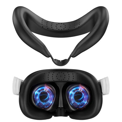 JYS JYS-MQ015 For Meta Quest 3 VR Headset Silicone Eye Mask Anti-sweat Protective Cover