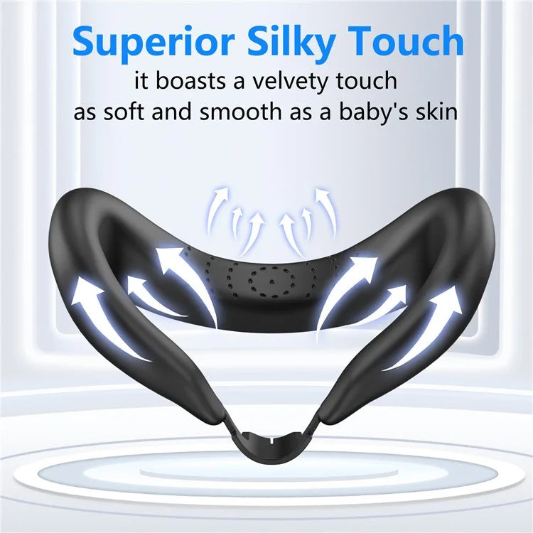 JYS JYS-MQ015 For Meta Quest 3 VR Headset Silicone Eye Mask Anti-sweat Protective Cover