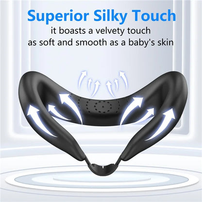 JYS JYS-MQ015 For Meta Quest 3 VR Headset Silicone Eye Mask Anti-sweat Protective Cover